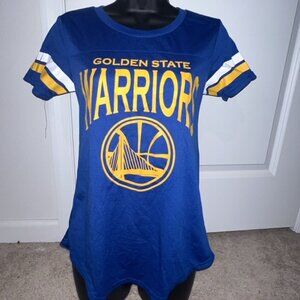 Golden state Royal blue and Yellow T shirt size XS